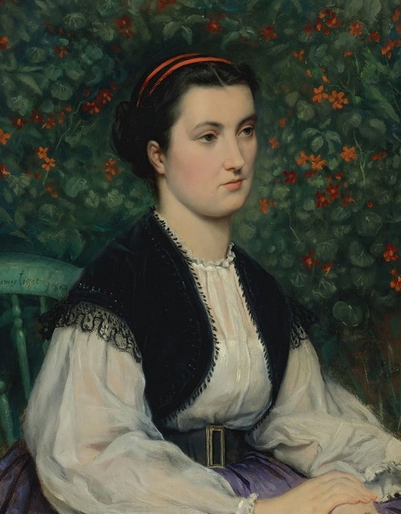 Picture of PORTRAIT OF A LADY 1864