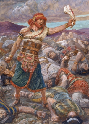 Picture of SAMSON SLAYS A THOUSAND MEN