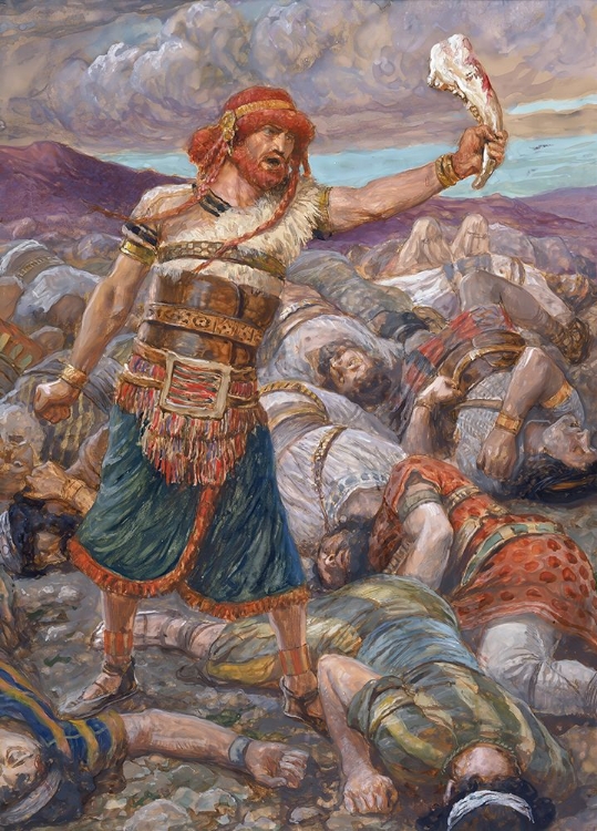 Picture of SAMSON SLAYS A THOUSAND MEN
