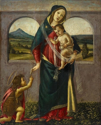 Picture of MADONNA AND CHILD WITH THE INFANT SAINT JOHN THE BAPTIST