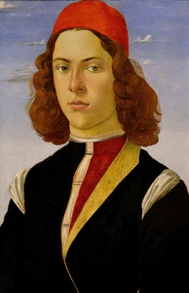 Picture of PORTRAIT OF A YOUNG MAN CA 1480