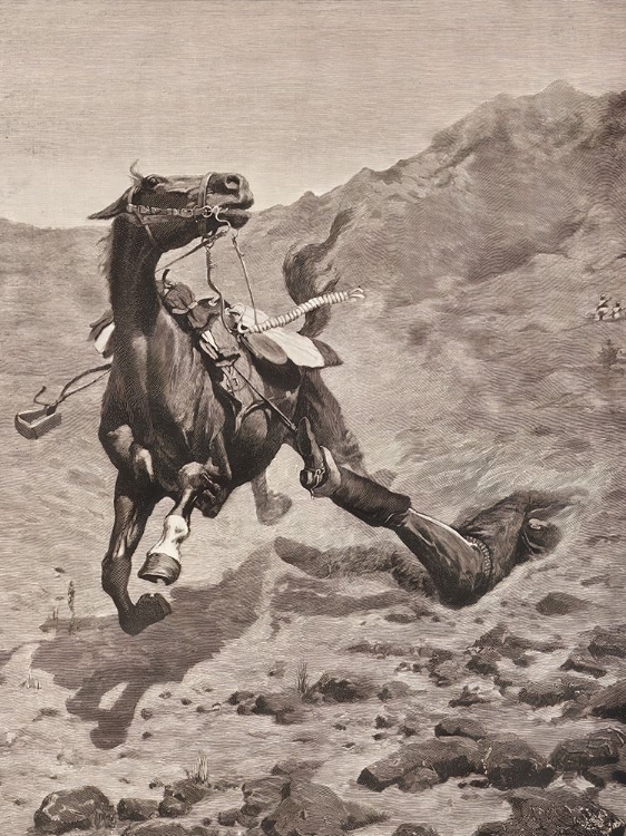 Picture of THE AMBUSHED PICKET 1889