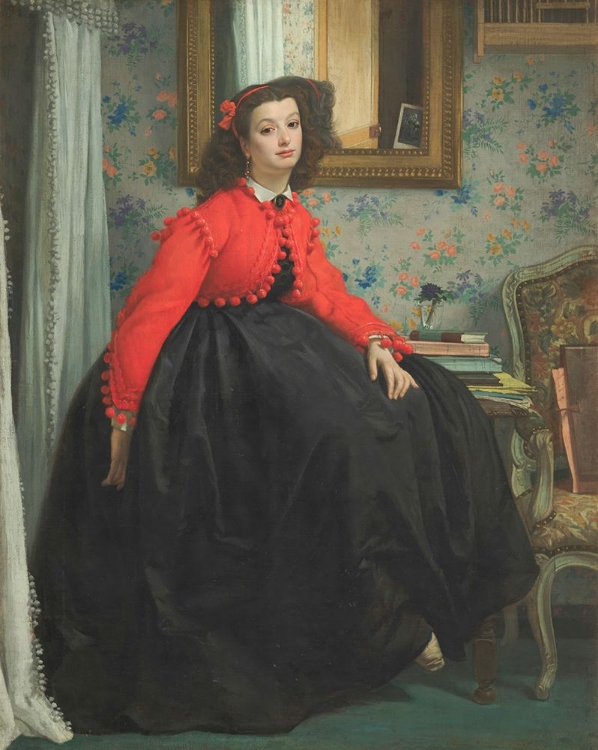 Picture of PORTRAIT OF MISS L. L. 1864