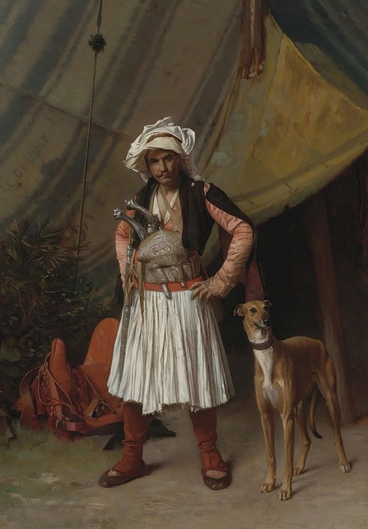 Picture of A BASHI-BAZOUK AND HIS DOG