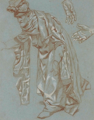 Picture of A BENT OLD MAN AND SUBSIDIARY STUDIES OF TWO HANDS