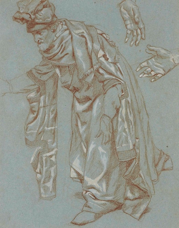 Picture of A BENT OLD MAN AND SUBSIDIARY STUDIES OF TWO HANDS