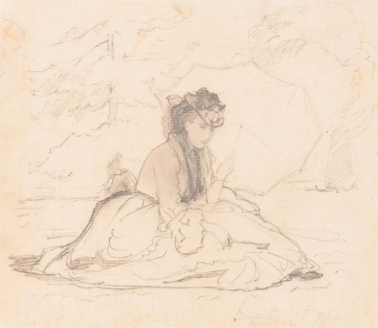 Picture of WOMAN WITH A PARASOL