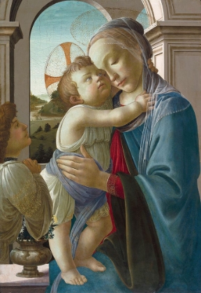 Picture of VIRGIN AND CHILD WITH AN ANGEL CA 1475