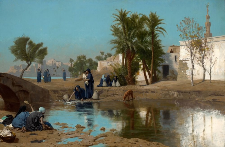 Picture of FELLAH WOMEN DRAWING WATER 1873