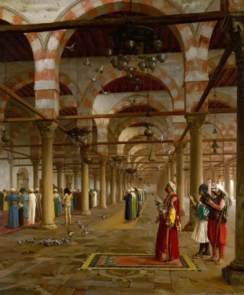 Picture of PRAYER IN THE MOSQUE 1871