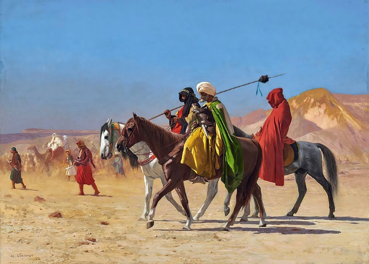 Picture of RIDERS CROSSING THE DESERT 1870