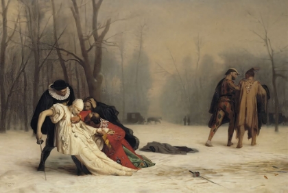 Picture of THE DUEL AFTER THE MASQUERADE 1857