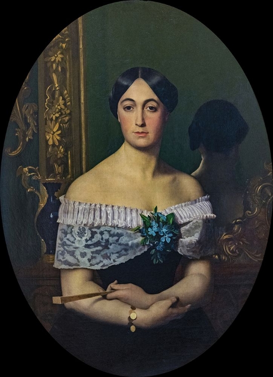 Picture of PORTRAIT DE FEMME CA 1850