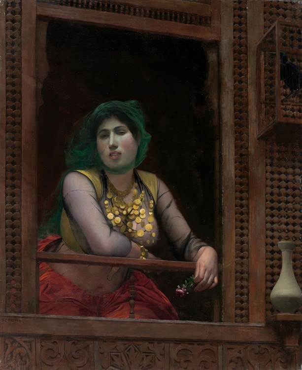 Picture of WOMAN AT A BALCONY 1887