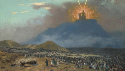 Picture of MOSES ON MOUNT SINAI