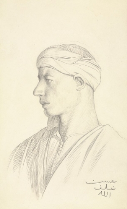 Picture of PORTRAIT OF AN EGYPTIAN FELLAH 1856