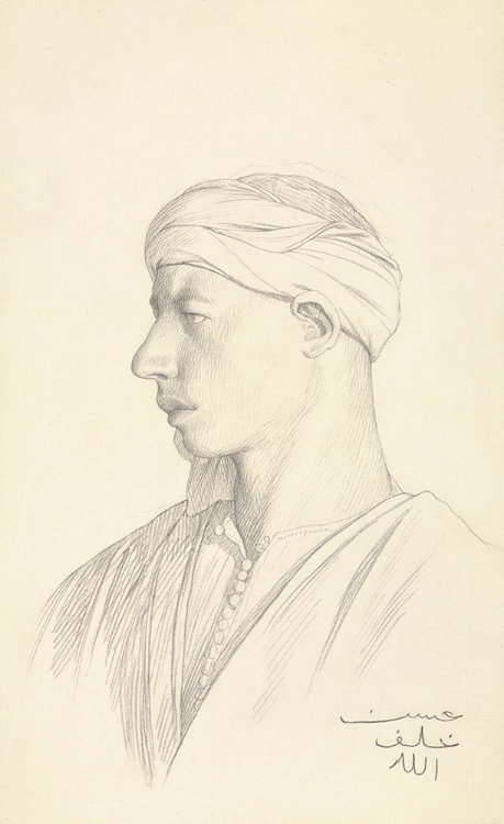 Picture of PORTRAIT OF AN EGYPTIAN FELLAH 1856