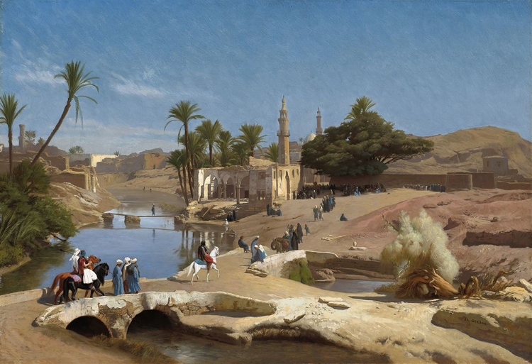 Picture of VIEW OF MEDINET EL-FAYOUM 1868