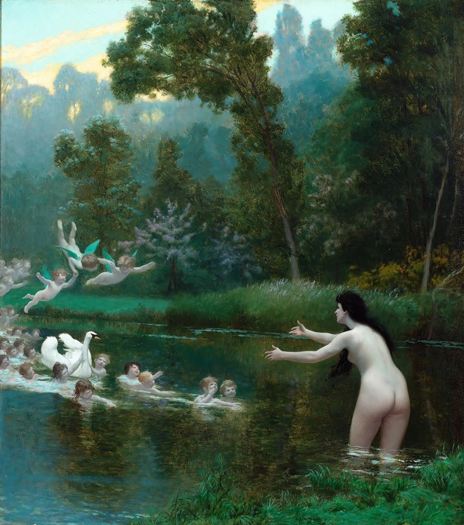 Picture of LEDA AND THE SWAN 1895
