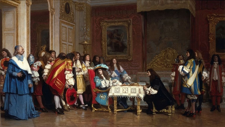 Picture of LOUIS XIV AND MOLIERE 1862