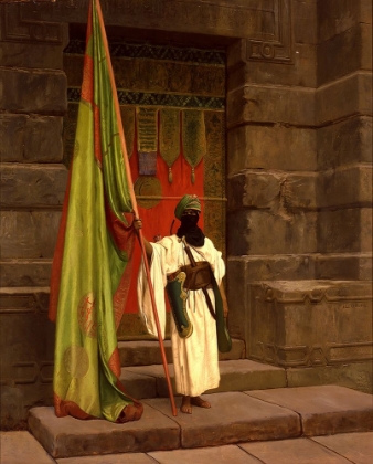 Picture of THE STANDING BEARER, UNFOLDING THE HOLY FLAG 1876
