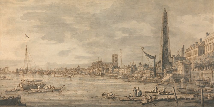 Picture of THE CITY OF WESTMINSTER FROM NEAR THE YORK WATER GATE