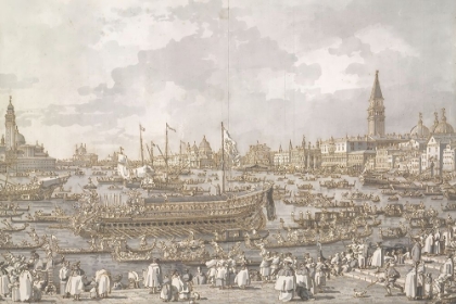 Picture of THE DOGE OF VENICE DEPARTING FOR THE LIDO