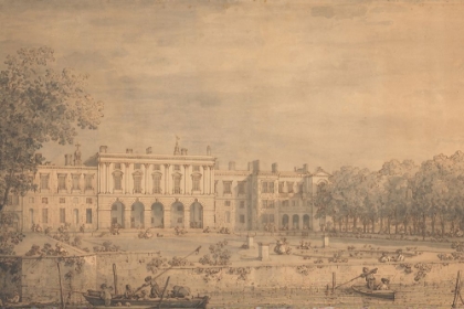 Picture of VIEW OF OLD SOMERSET HOUSE FROM THE THAMES