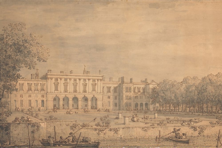 Picture of VIEW OF OLD SOMERSET HOUSE FROM THE THAMES