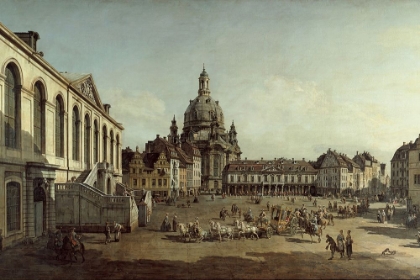 Picture of VIEW OF THE NEUMARKT IN DRESDEN FROM THE JUDENHOFE