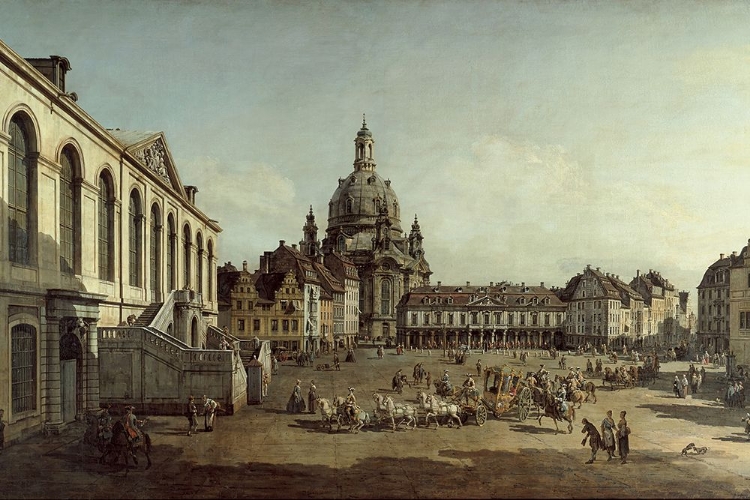 Picture of VIEW OF THE NEUMARKT IN DRESDEN FROM THE JUDENHOFE
