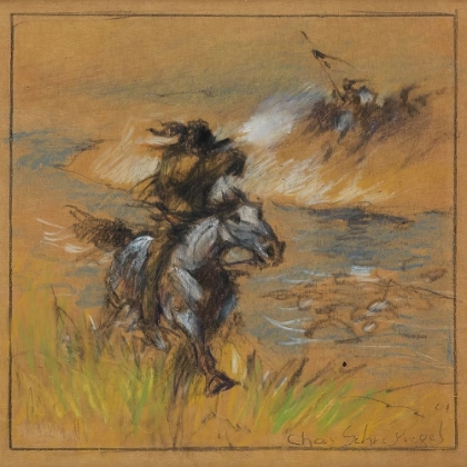 Picture of DAKOTA INDIAN ATTACK, 1901