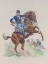 Picture of DEPICTING A SOLDIER ON HORSEBACK
