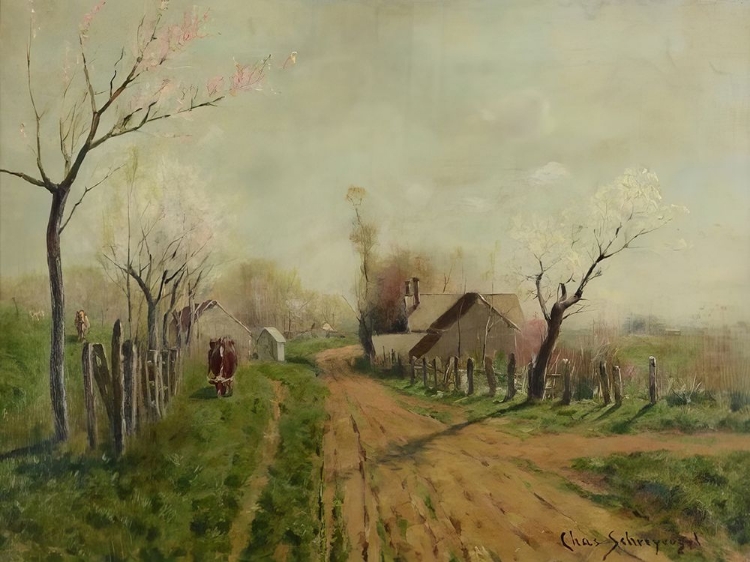 Picture of SPRING LANDSCAPE WITH TRAIL