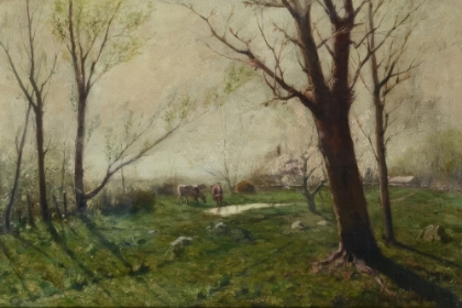 Picture of SUNLIT MEADOW WITH COWS