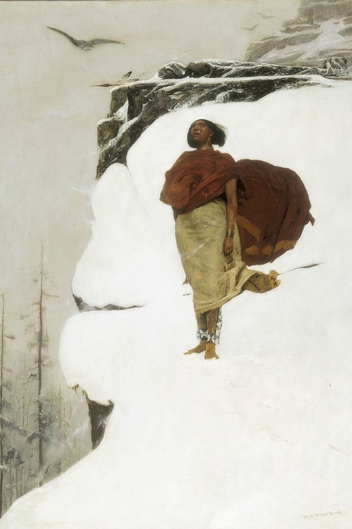 Picture of MOURNING HER BRAVE, 1883