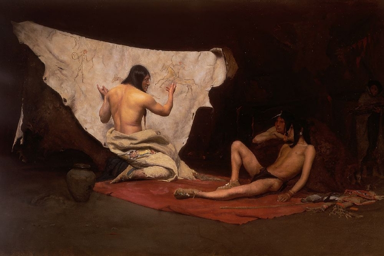 Picture of THE PICTURE WRITERS STORY, 1884