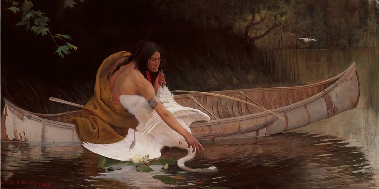 Picture of THE WHITE SWAN, 1885