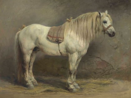 Picture of A WHITE HORSE 1866