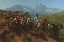 Picture of SPANISH MULETEERS CROSSING THE PYRENEES 1857