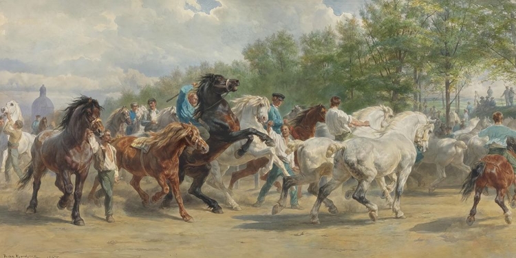 Picture of THE HORSE FAIR 1867