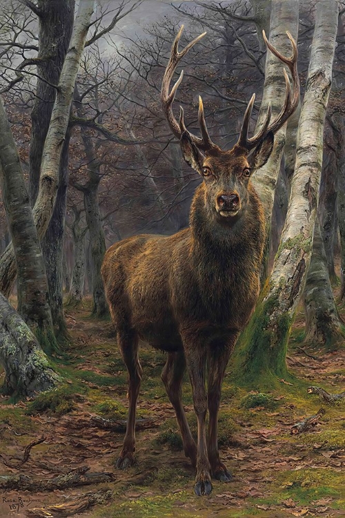 Picture of THE KING OF THE FOREST 1878