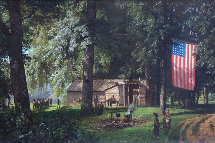 Picture of RECRUITING STATION BETHLEHEM 1862