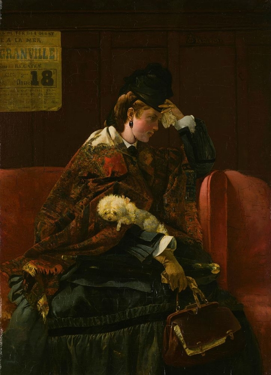 Picture of AT THE RAILWAY STATION 1874