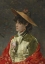 Picture of WOMAN IN A STRAW HAT