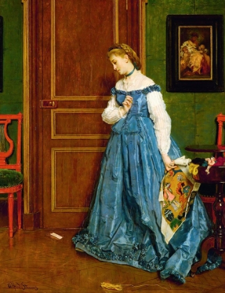 Picture of HESITATION, MADAME MONTEAUX 1867