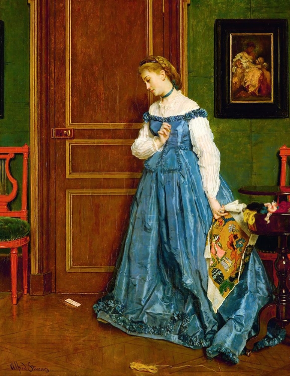 Picture of HESITATION, MADAME MONTEAUX 1867