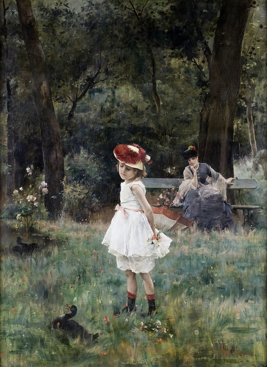 Picture of THE DUCK GIRL 1881