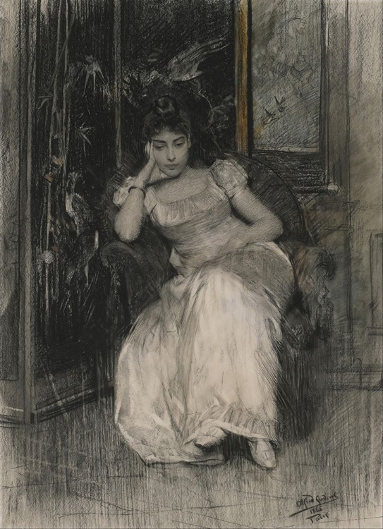 Picture of MADEMOISELLE DE CLERMONT TONNERRE 1865