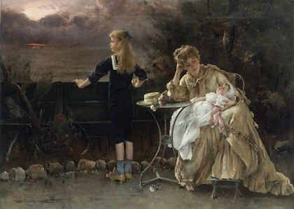 Picture of MOTHER AND HER CHILDREN 1883